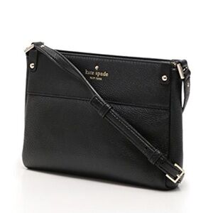 Kate Spade Black Leather Cross Body Bag